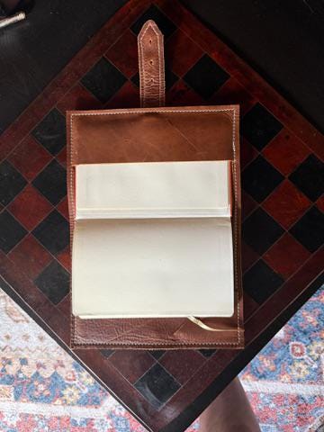 Handmade Leather Luxury Journal | Full-Grain Leather Notebook | Handcrafted in Austin, Texas