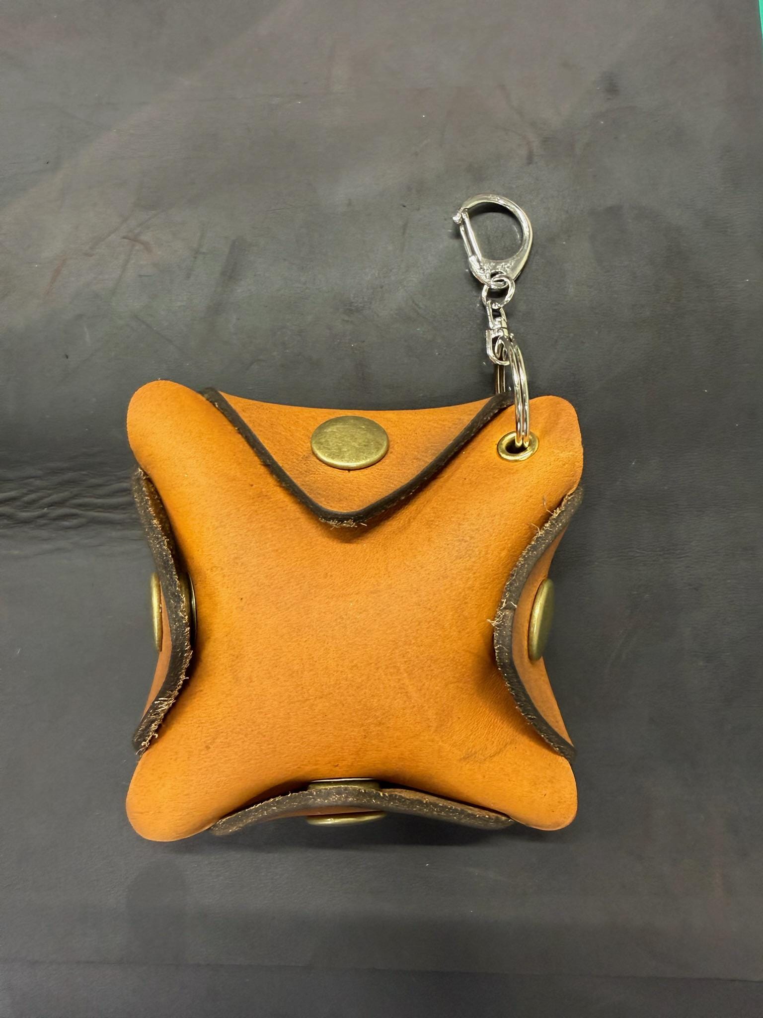 AirPods Case | Full Grain Leather Keychain | AirPods Holder | Made in Austin Texas |