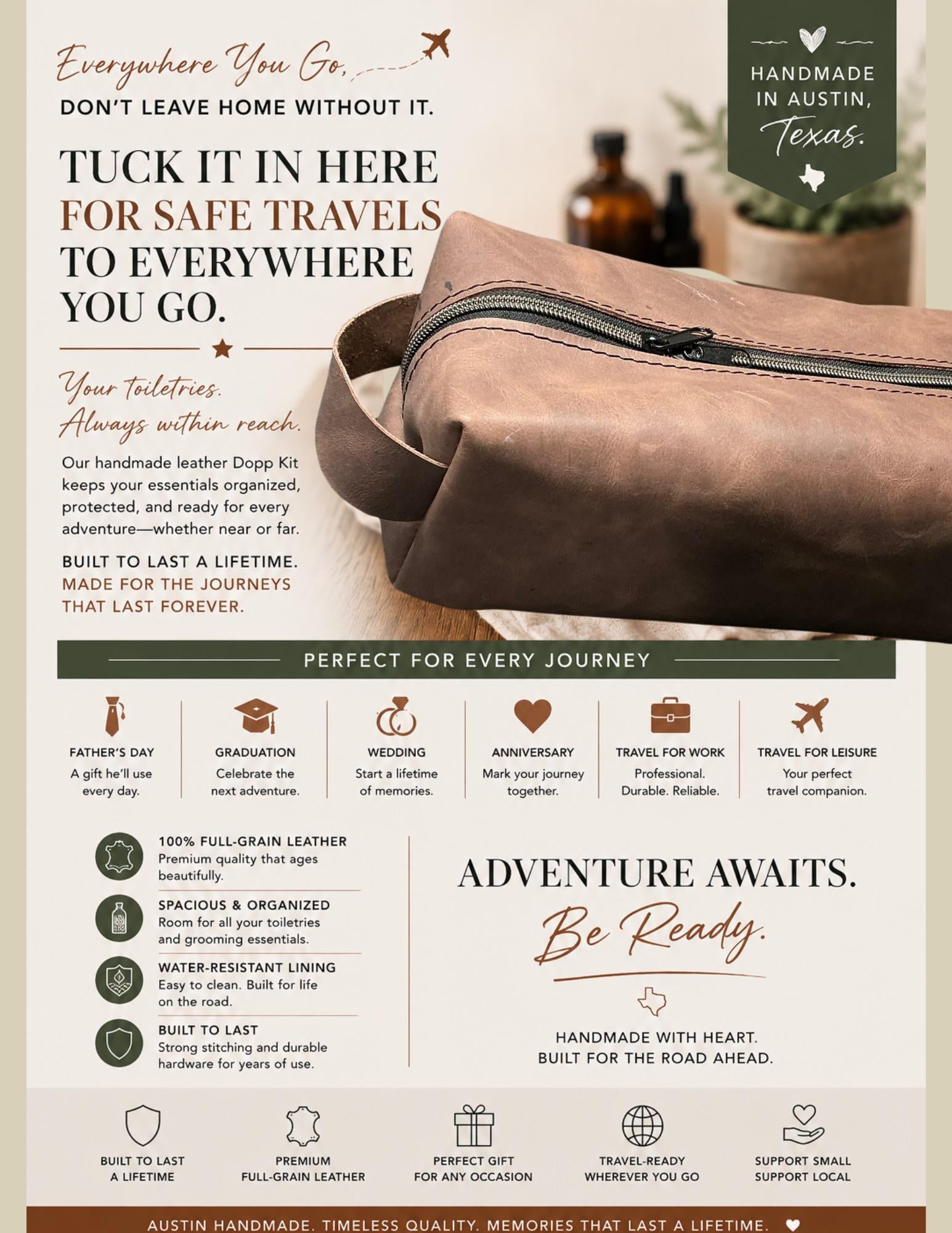Dopp Kit: An Ordinary Gift for the Extraordinary Traveler