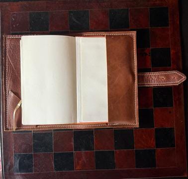 Handmade Leather Luxury Journal | Full-Grain Leather Notebook | Handcrafted in Austin, Texas