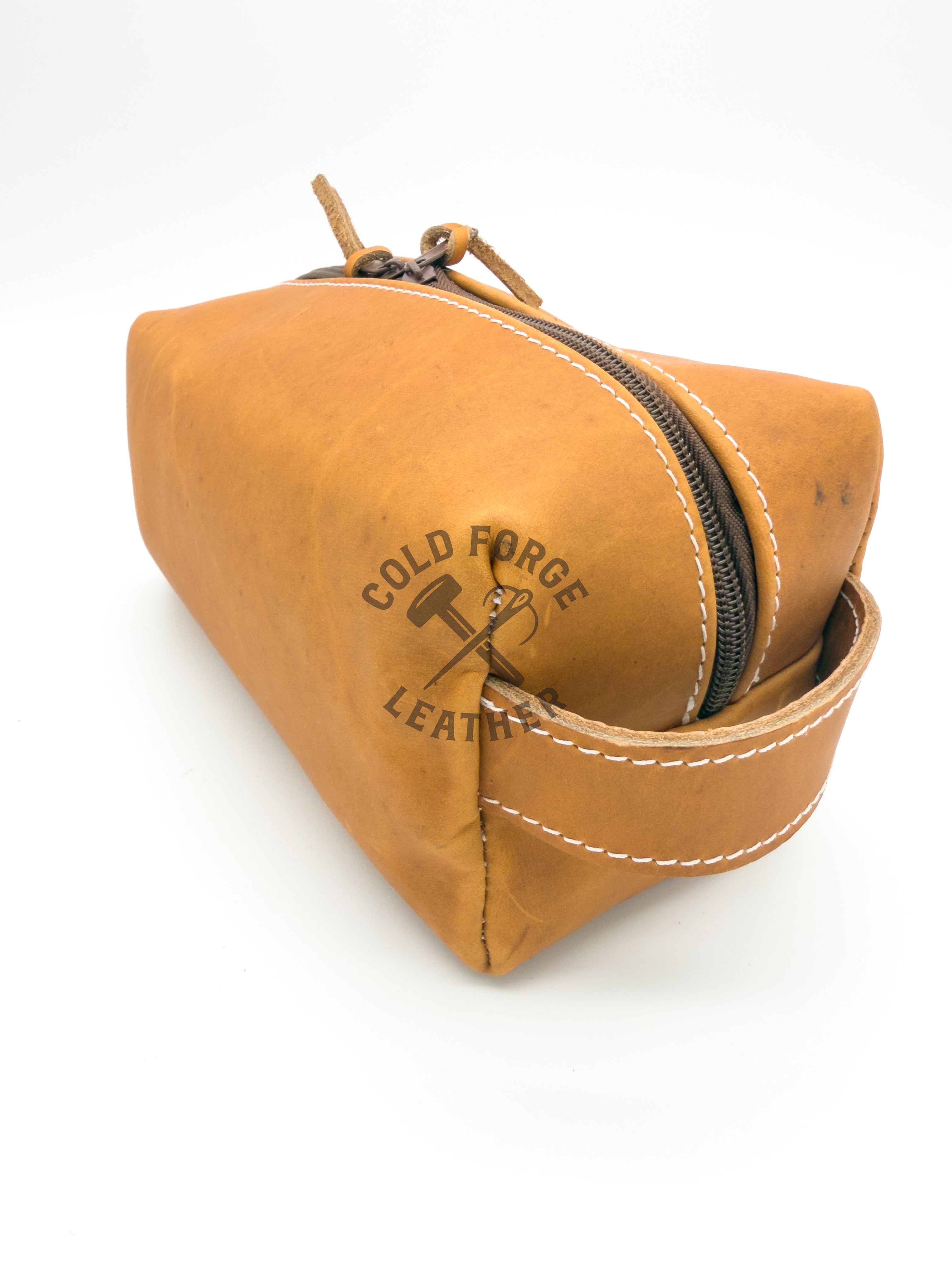 Handmade Leather Dopp Kit | Made in Austin, TX